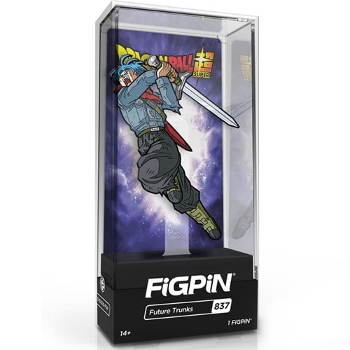 Dragon Ball Super Future Trunks FiGPiN Classic 3-Inch Enamel Pin