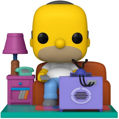 Simpsons Homer Watching TV Deluxe Funko Pop! Vinyl Figure909