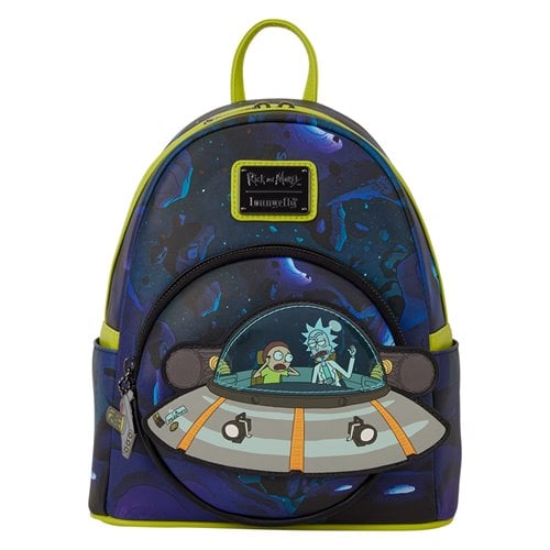 Rick and Morty Space Cruiser Glow-in-the-Dark Mini-Backpack