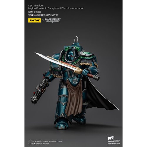 Joy Toy Warhammer The Horus Heresy Alpha Legion Legion Praetor Cataphractii Terminator Armor 1:18 Sc