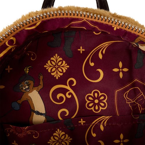 Shrek Puss In Boots Cosplay Faux Fur Mini-Backpack