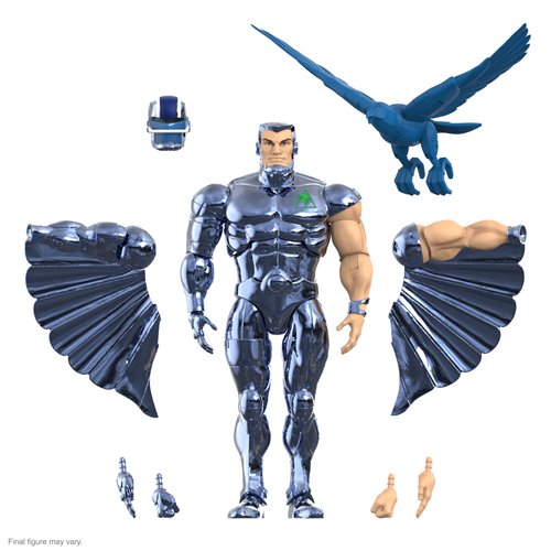SilverHawks Ultimates Steelwill (Vac-Metal Toy Version) 7-Inch Action Figure