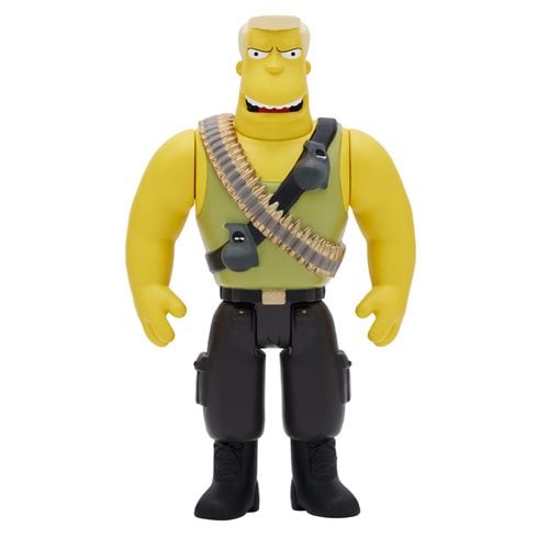 The Simpsons McBain Commando 3 3/4-Inch ReAction Figure
