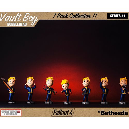 Fallout 4 Vault Boy 111 5-Inch Bobble Head Ser. 1 7-Pack Set