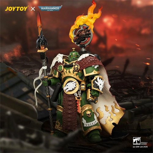 Joy Toy Warhammer 40,000 Salamanders Vulkan He'stan the Forgefather 1:18 Scale Figure