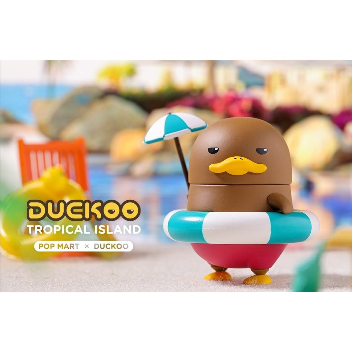 POP MART x DUCKOO Tropical Island Mini Figure Diver Art Toy Designer Blind Box