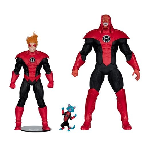 DC Multiverse Atrocitus Megafig and Red Lantern Corps Green Lantern 7-Inch Scale Action Figure 2-Pac