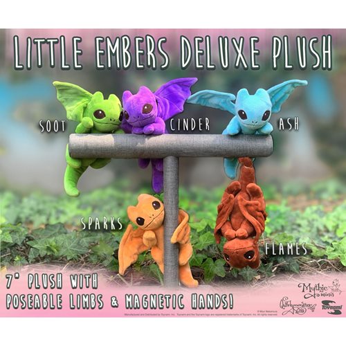 Miyo's Mystic Musings Little Embers Deluxe 7-Inch Plush Set of 5