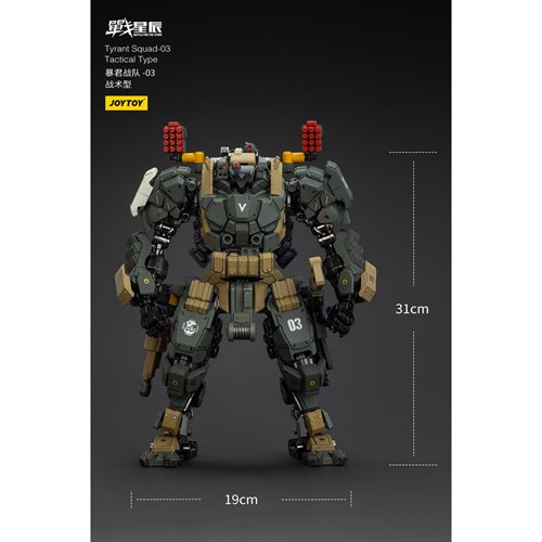 Joy Toy Battle for the Stars Tyrant-03 Tactical Type 1:18 Scale Action Figure