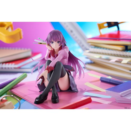 Monogatari Hitagi Senjougahara Desktop Cute Statue