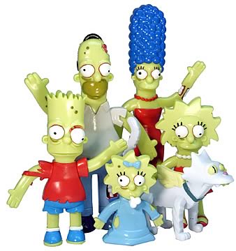 Simpsons Treehouse of Horror Bendable Figures #1