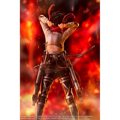 Attack on Titan: The Final Season Mikasa Ackerman Oshi Works Statue