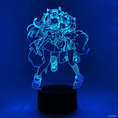 Hololive Advent Fuwawa and Mococo Abyssgard Otaku Lamp