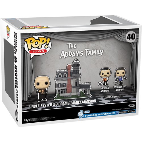 The Addams Family Classic Home with Uncle Fester Pop! Town