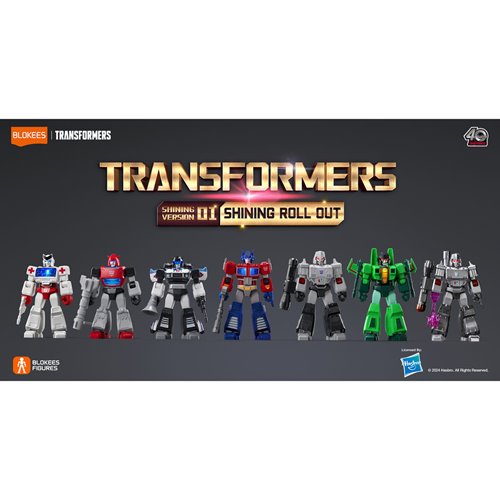 Transformers Shining Version 01 Shining Roll Out Blokees Mini Model Kit Case of 6