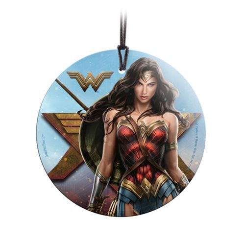 Wonder Woman Strength for Love StarFire Prints Hanging Glass Ornament
