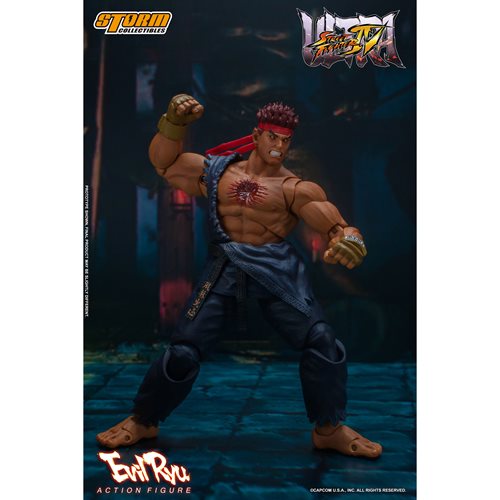 Ultimate Street Fighter IV Evil Ryu 1:12 Scale Action Figure