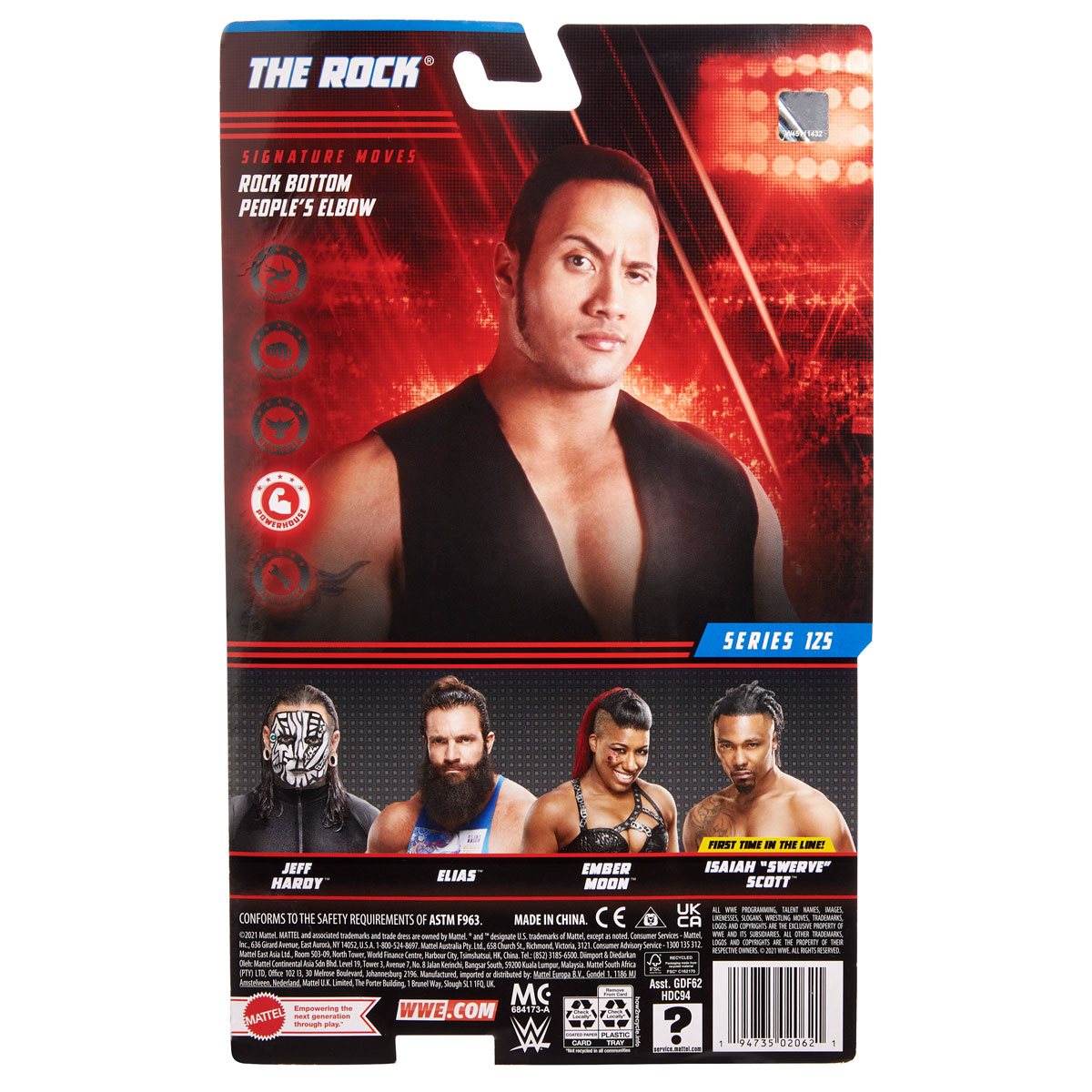Details about   WWE Mattel Basic Signature Series The Rock MOC WWF Dwayne Johnson 