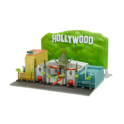 Hollywood Walk of Fame 100th Anniversary Nano Hollywood Rides Nano Scene Diorama with Vehicles