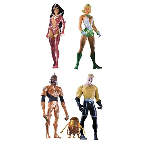 DC Direct Blackest Night Series 3: Action Figure Black Lantern Aquaman 6.75 Pollici Con Base