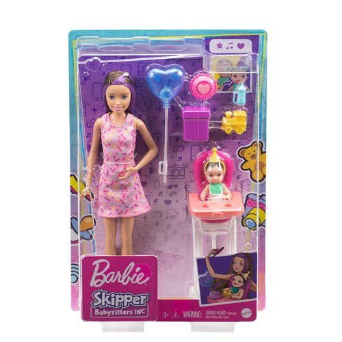 Barbie Skipper Babysitters Inc. Doll and Birthday Playset