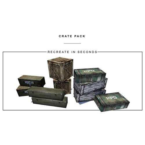 Crate Pack Pop-Up 1:12 Scale Diorama