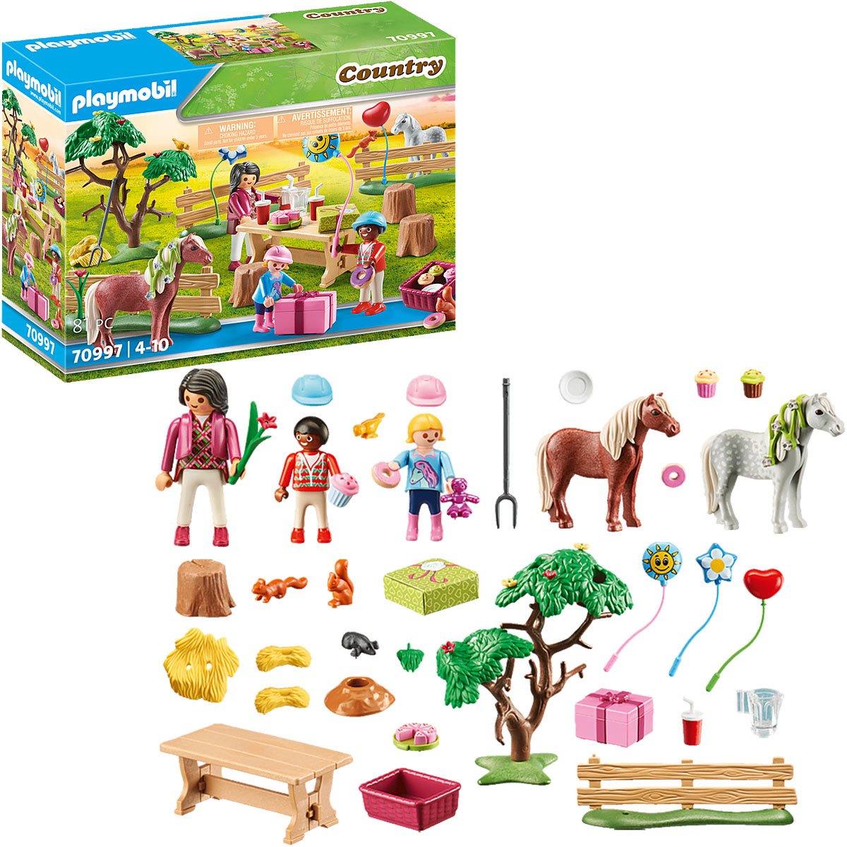 Helt vildt Forslag Artifact Playmobil 70997 Riding Lessons Pony Farm Birthday Party