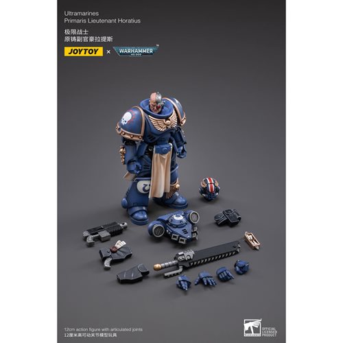 Joy Toy Warhammer 40,000 Ultramarines Primaris Lieutenant Horatius 1:18 Scale Action Figure