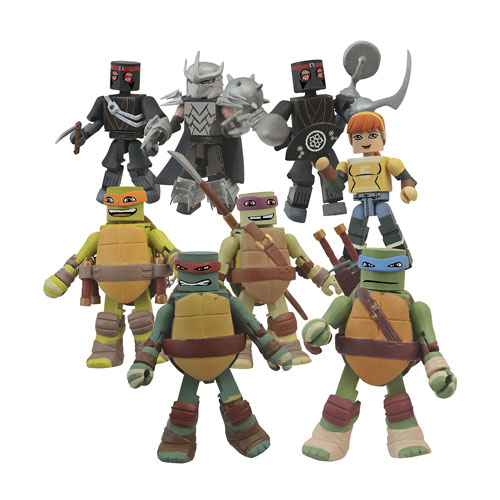 Diamond Select TMNT Technodrome Deluxe Minimates Set 5 Figure