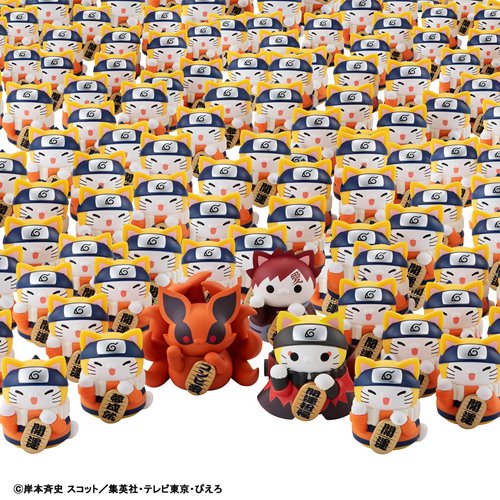 Naruto: Shippuden Nyaruto! Fortune Cats Naruto Uzumaki and Friends Version Mega Cat Project Mini-Fig