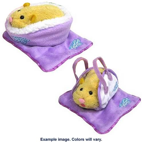 Zhu Zhu Pets Hamster Accessory Kit purple  Bed and Blanket 