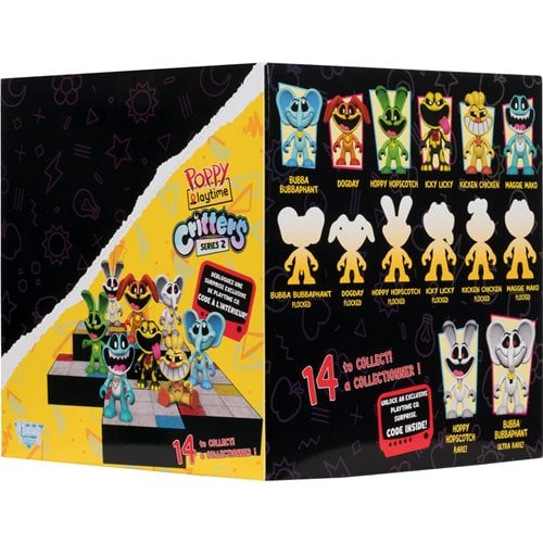 Poppy Playtime Series 2 Smiling Critter 2 1/2-Inch Mini-Figure Blind Box Case of 12