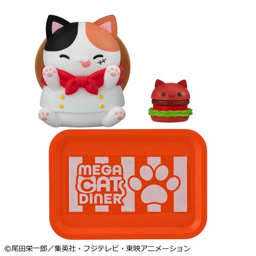 One Piece NyanPieceNyan! DINER! Mega Cat Project Mini-Figure Case of 6