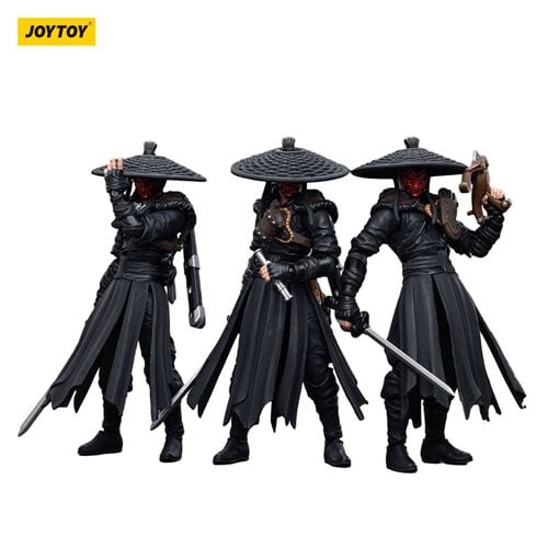 Joy Toy Dark Source Jiang Hu Ghost Gate Assassin 1:18 Scale Action Figure 3-Pack