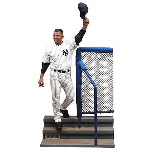 MLB Series 31 Derek Jeter Pinstripes Jersey Action Figure