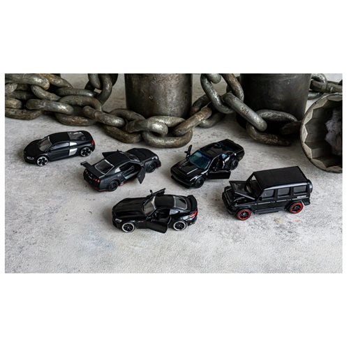 Majorette Black Edition 1:64 Scale Die-Cast Metal Vehicle 5-Pack