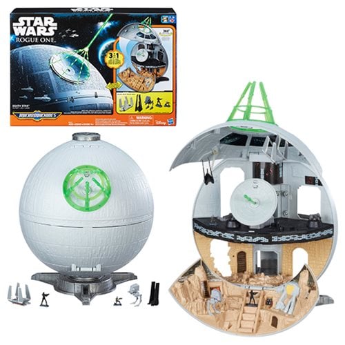 Details about   Star Wars Rogue One DEATH STAR Micro Machines 2016 Hasbro Playset