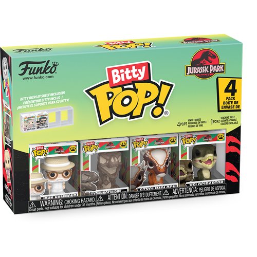 Jurassic Park Raptor Funko Bitty Pop! Mini-Figure 4-Pack
