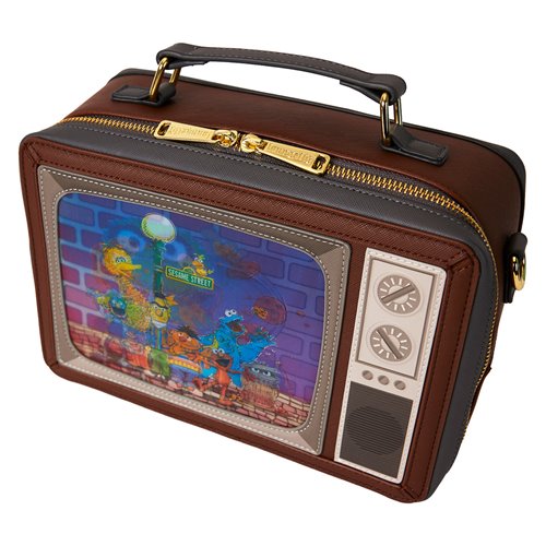 Sesame Street Lenticular Retro TV Crossbody Purse