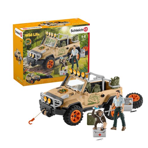 Wild Life Off-Roader with Rope Winch Playset
