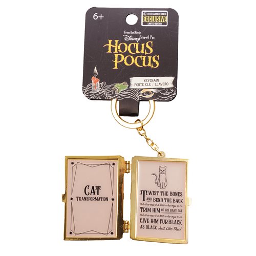 Hocus Pocus Spell Book Key Chain - Entertainment Earth Exclusive