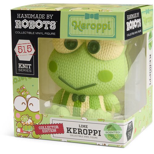Hello Kitty and Friends Wave 2 Keroppi #515 Lime Scented Handmade by Robots Vinyl Figure