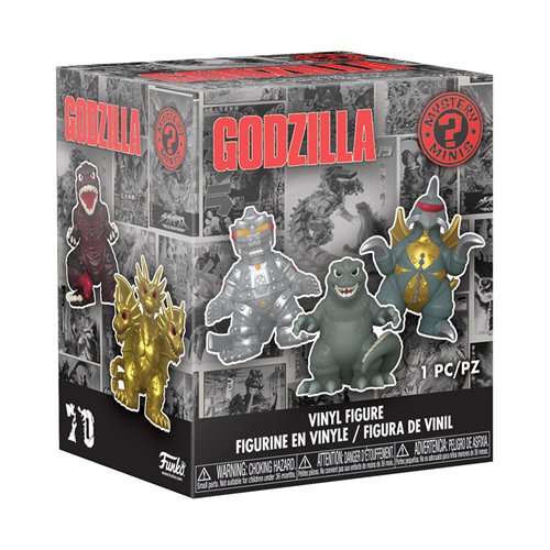 Godzilla 70th Anniversary Mystery Minis Mini-Figure Random 4-Pack