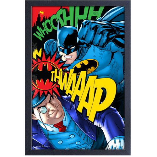 Batman vs. Penguin Framed Art Print