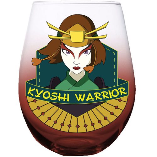 Avatar: The Last Airbender Kyoshi Warrior 16 oz. Glass