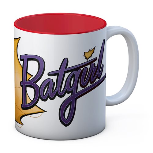 DC Universe Bombshells Batgirl White and Red Ceramic Mug