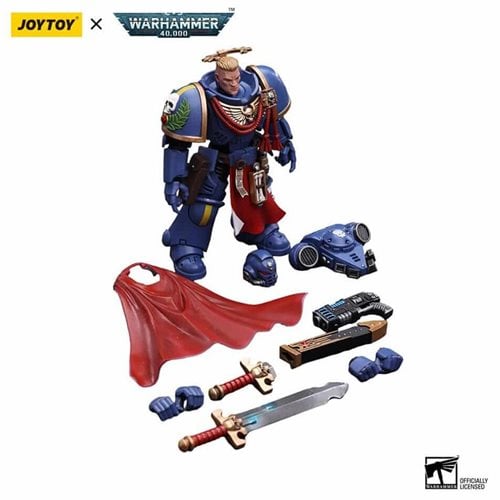 Joy Toy Warhammer 40,000 Ultramarines Primaris Captain with Power Sword and Plasma Pistol 1:18 Scale