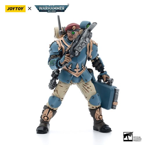 Joy Toy Warhammer 40,000 Astra Militarum Tempestus Scions Squad 55th Kappic Eagles Medic 1:18 Scale