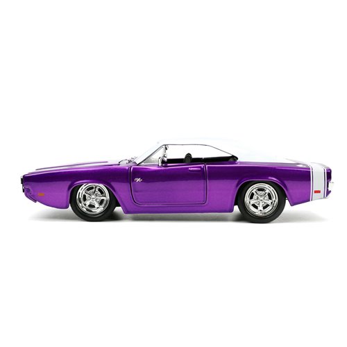 Bigtime Muscle 1970 Dodge Charger R/T Candy Purple 1:24 Scale Die-Cast Metal Vehicle