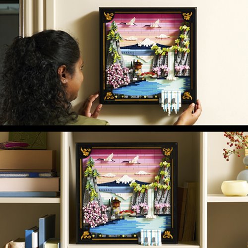 LEGO Art 31218 Japanese Cherry Blossom Landscape 3D Wall Art